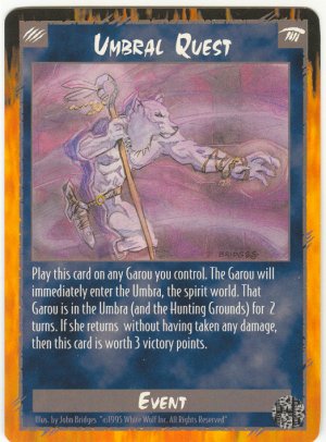 Umbral Quest Event/Quest C Rage CCG Limited Edition