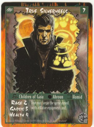 True Silverheels Character U Rage CCG Limited Edition