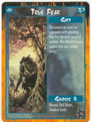 True Fear Gift U Rage CCG Limited Edition