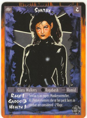 Syntax Character C Rage CCG Limited Edition