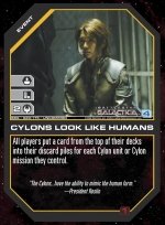 Cylons Look Like Humans BSG-020 (U) Battlestar Galactica CCG