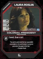 Laura Roslin, Colonial President BSG-125 (C) Battlestar Galactica CCG