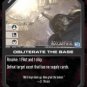 Obliterate the Base BSG-083 (U) Battlestar Galactica CCG