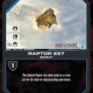 Raptor 227 BSG-164 (C) Battlestar Galactica CCG