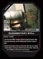 Rudimentary Still BTR-074 (C) Battlestar Galactica CCG