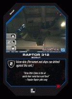 Raptor 312 BTR-160 (C) Battlestar Galactica CCG