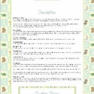 Aiden's Nursery Rhyme Ebay Auction Template