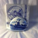 DELFT of HOLLAND NAPKIN HOLDER WITH NAPKINS DELFT BLAUW