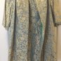 Ensemble Dress and Coat Vintage Claralura Original Gold Metallic Brocade
