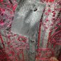 Sparkling Red Sequin Evening Party Holiday Ladies Overshirt Top Bob Mackie