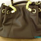 Designer inspired lambskin handbag
