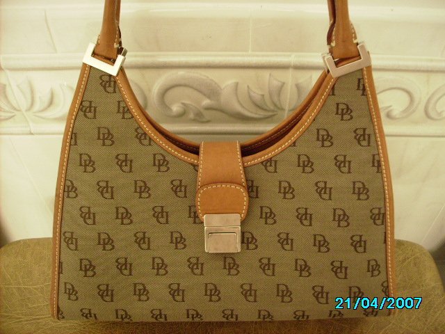 Authentic leather and logo Dooney and Bourke Handbag