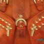 The Find croco embossed leather designer handbag