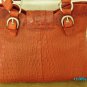 The Find croco embossed leather designer handbag