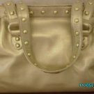 Carlos Falchi designer goatskin leather frame bag.