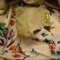 Carlos Falchi designer draw string soft leather duffel bag