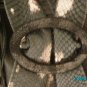 Carlos Falchi designer soft leather and lizard shoulder bag