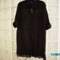 Woman's extra long tunic shirt, black or white
