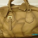 Ladies high end fine leather designer inspired satchel