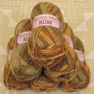 $39 Lot--6 Skeins Moda Dea Metro "Safari" Yarn + Free Gift!