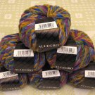 $81 Lot--6 Skeins Filatura Di Crosa Allegro "9 Purple Multi" Yarn + Free Gift!