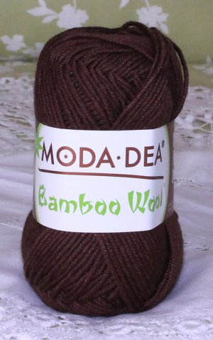 Moda Dea Bamboo Wool "Coffee" Yarn ~ 1 Skein ~ $5