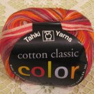 Tahki Cotton Classic "114 Red/Brown" Yarn ~ 1 Skein ~ $4