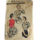 Advance 7921 Sewing Pattern Misses Shirtwaist Blouse Size 18
