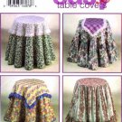 Simplicity Design Your Own Easy Table Covers Sewing Pattern # 9251