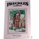 Freckles & Company Sewing Pattern 119 Sweet Pansy 15" Doll