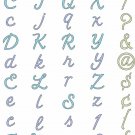 Cuttlebug Alphabet Die Set - Harmony