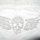 SO SEXY LOW SKULL EMBELLISHED BUTT GYM BEACH SHORTS S