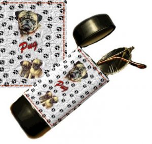 Pug Eyeglass Or Sunglass Case