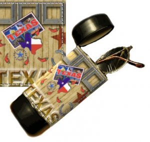Texas Eyeglass Or Sunglass Case