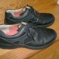 Clarks Mens Black Leather Shoes size 12 M