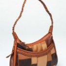 Brown Patchwork Leather Purse (004-011)