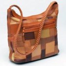 Braided Strap Patchwork Bag (004-013)