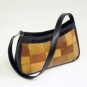 Brown And Black Leather Bag (004-014)