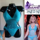 *Custom Order* "Rapture" Crochet Mesh Monokini w/ Fishnet Leggings