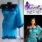 *Custom Order* Crochet One Sleeve "Diva" Cover up