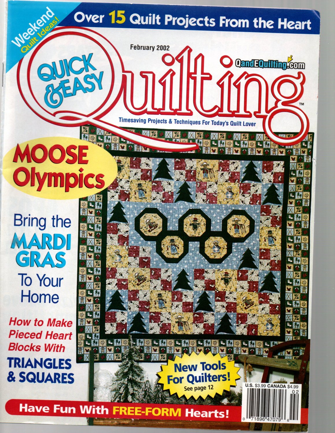 Quick & Easy Quilting Magazine. February 2002