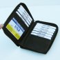 Zippered FINE LEAHTER Credit Card ID Money Hip Wallet
