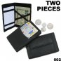 "TWO" LEATHER POCKET MAGIC WALLET Ticket Safely Holder