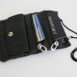 2x TWO PASSPORT Leather ID Holder Neck Pouch TRAVEL TAN