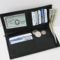 Genuin LEATHER Bk CROC Zipper Coin Money Wallet FREE SH