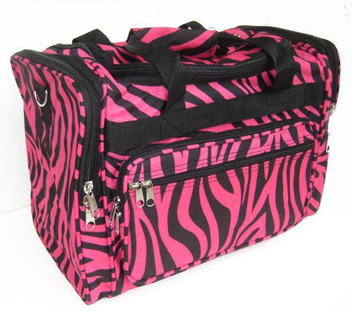 pink zebra bag