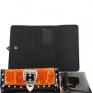 Org Rhinestone Western Style Designer Checkbook Wallet