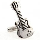 Guitar Rock  Silver New Novelty Fashion Gift Cuff Wedding Men's Cufflinks