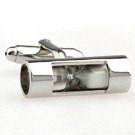 Sand Timer Silver New Novelty Fashion Gift Cuff Wedding Men's Cufflinks