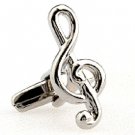 Musician Note Silver New Novelty Fashion Gift Cuff Wedding Men's Cufflinks